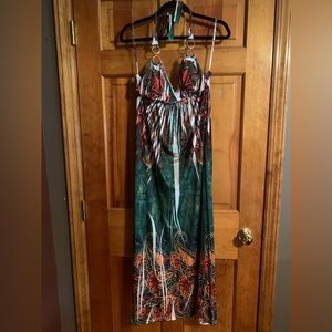 MIDI halter dress, size L perfect for that beach party, out with girlfriends.